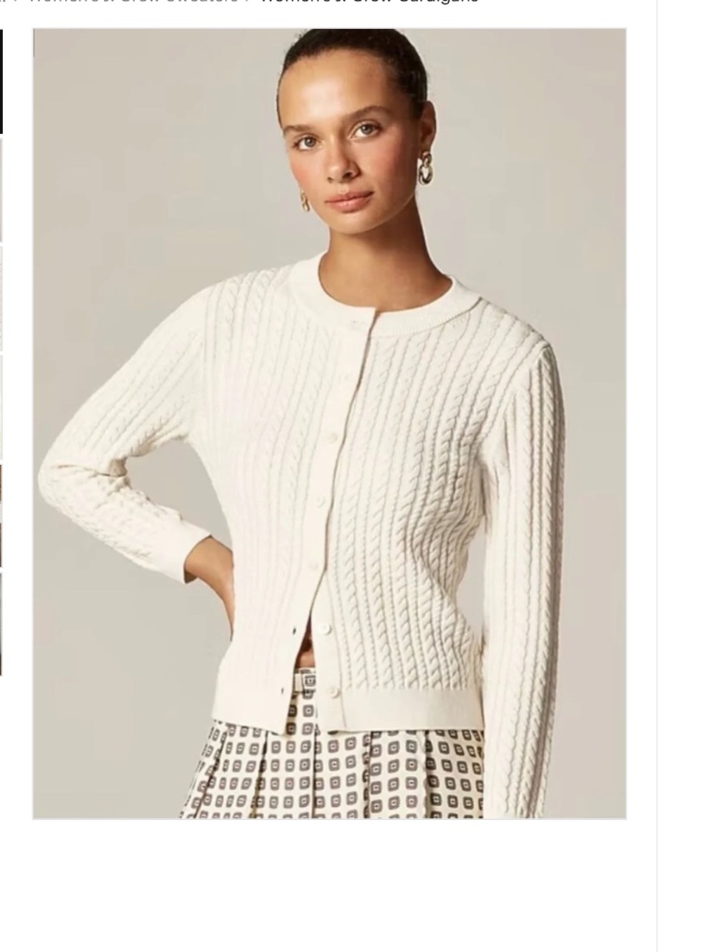 J. Crew Knit Cardigan in Merino Wool